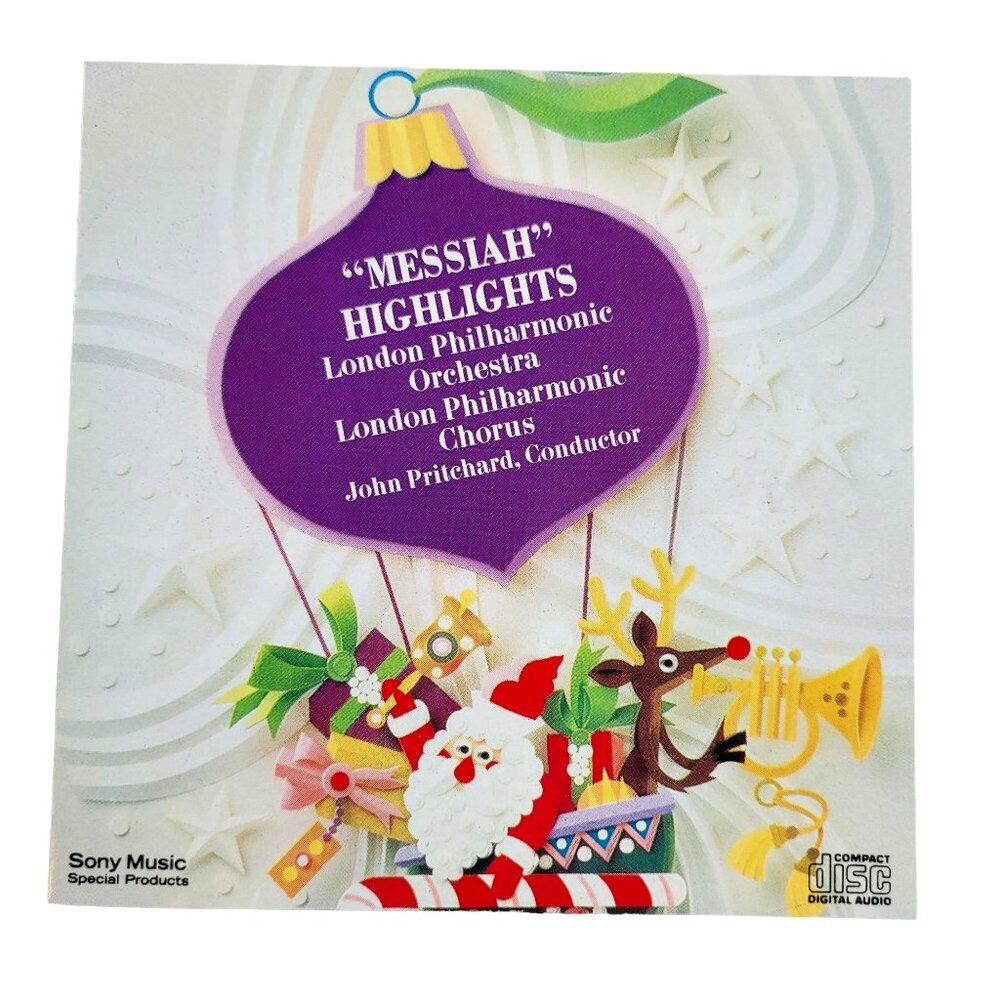 Messiah Highlights - London Philharmonic Orchestra and Chorus Music CD 37119cd